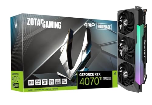 ZOTAC GAMING GeForce RTX 4070 Ti SUPER AMP HOLO 16GB GDDR6X ZT-D40730F-10P [PCIExp 16GB] 